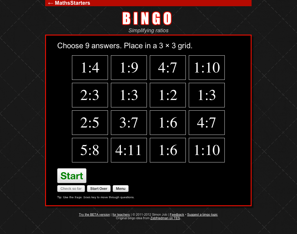 new-on-mathsstarters-bingo-mathsclass