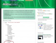 MathsLinks screenshot - browse.
