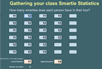 Smartie Statistics data number