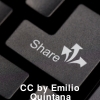 Image of keyboard with Share button